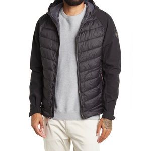 Hawke And Co Men’s Packable Mixed Media Jacket